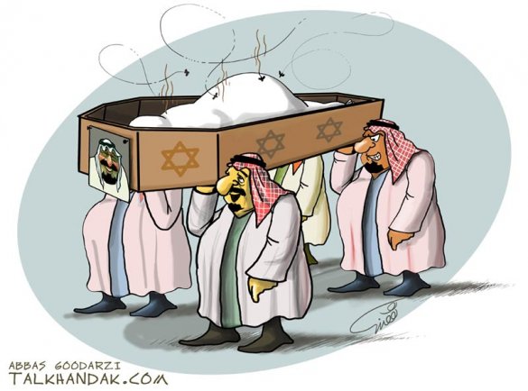 ملک عبدالله,عربستان,کاریکاتور,مرگ,مردن,تابوت,abdullahs-death