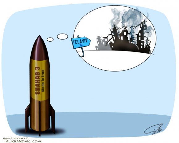 تل آویو,اسرائیل,فلسطین,موشک ایران,حمله نظامی,کاریکاتور,tel aviv