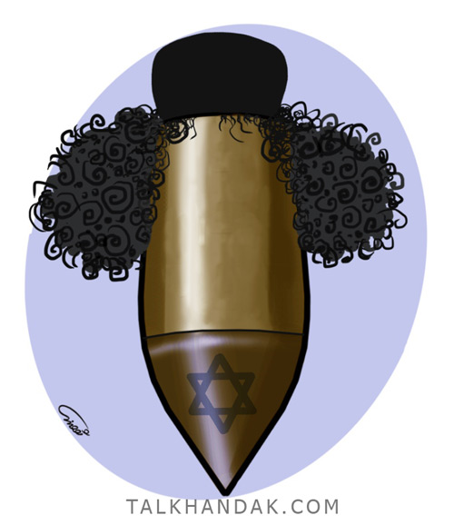 قذافی بمب اسرائیلی