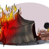 libi,GADDAFI CARTOON,LIBIA,MOAMAR CARTOON,FIRE CARTOON,FIRE,CARTOON,abbas,  abbas good,  ghddaf,  goodarzi,  goudarzi,  libi,  moamar, Մուլտֆիլմ-Ծաղրանկար-Spotprent-Politico Cartoni-الكاريكاتير السياسي-Քաղաքական մուլտեր -Siyasi Çizgi-Politiko Cartoons-Палітычны дэтэктыў-Политически карикатури-Polítics Vinyetes-政治漫画-政治漫畫-Politički Crt,  رییس لیبی,  عباس,  عباس گودرزی,  قذافی,  قیام,  قیام لیبی,  لیبی,  مبارز هنری,  معمر,  معمر القذافی,  معمر قذافی,  هنر,  هنر سیاسی,  هنر مبارزه,  هنر کاریکاتور,  چادر نشین,  چوپان,  چوپان لیبی,  چوپون,  کاریکاتور قذافی,کاریکاتور های عباس گودرزی,کاریکاتور های گودرزی,گودرزی,LIBYA CARTOON,آتش,آتش سوزی,چادر,خیمه,عشایر,چوپون,کاریکاتور چادر,کاریکاتور آتش سوزی