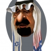 Cartoon Saudi King