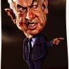 کاریکاتور,نتانیاهو,رزیم,اسرائیل,چهره,نقاشی,سیاسی,سیاست,گودرزی,عباس گودرزی,فلسطین